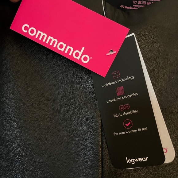 commando Women's Perfect Control Faux Leather Leggings - Black - Picture 7 of 8